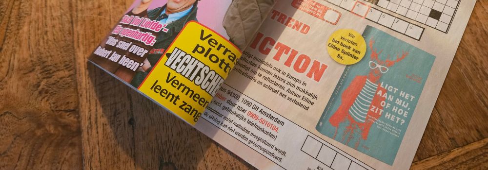 Ligt het aan mij, of hoe zit het? in de publiciteit
